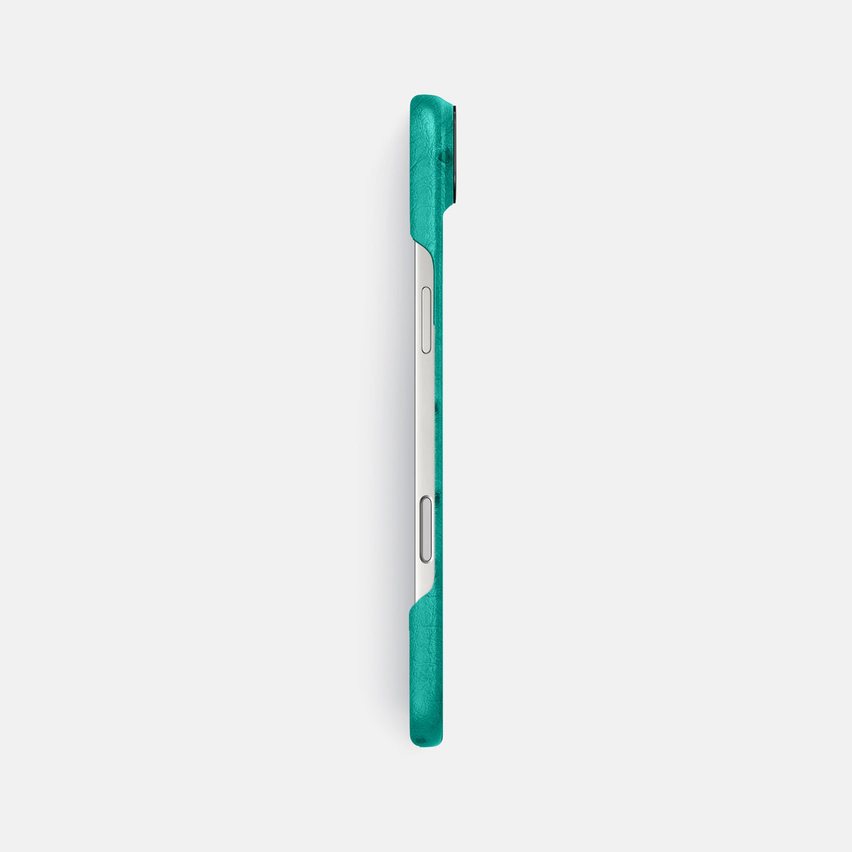 Classic Case For iPhone 17 Air In Ostrich -3 | Turquoise-Black