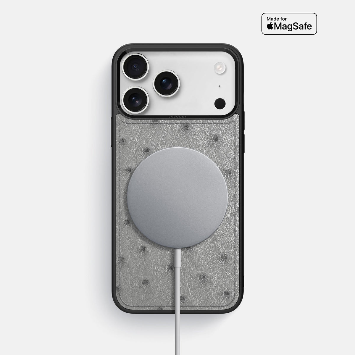 Sport Case For iPhone 18 Pro Max In Ostrich -5 | Silver