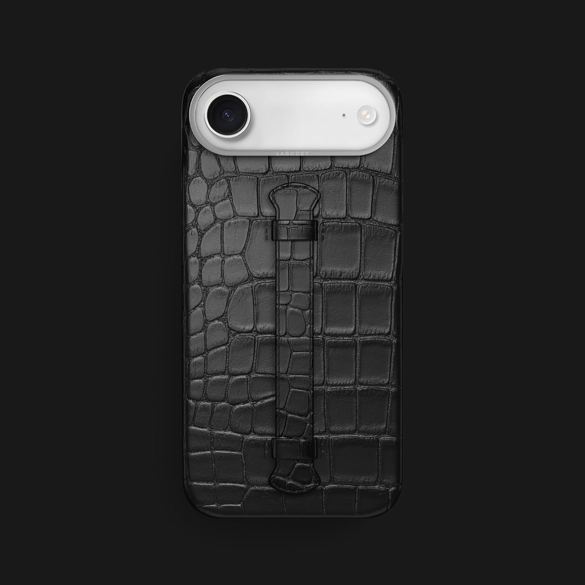 Center Handle Edition Black For iPhone 17 Air In Alligator -1 | Edition-Black-Steel