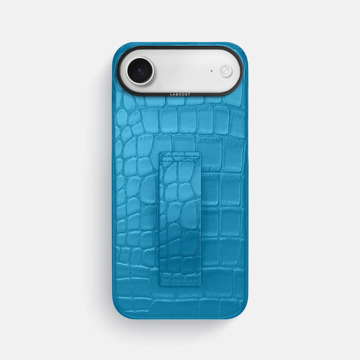 Finger Case For iPhone 17 Air In Alligator -1 | Curaçao-Blue-Black
