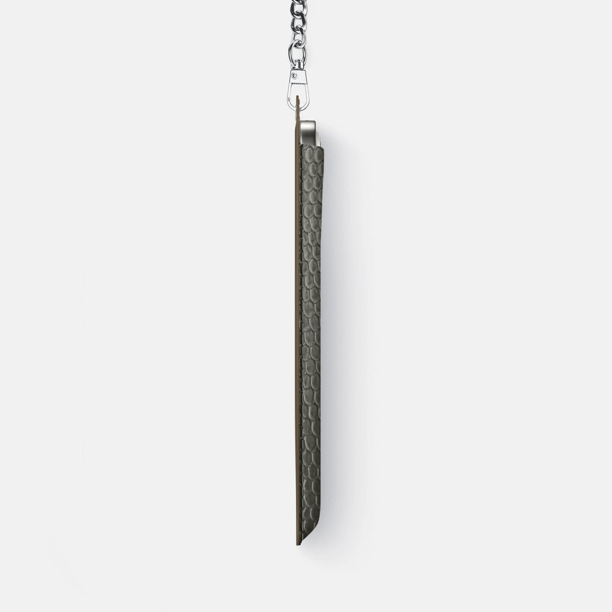 Crossbody Bag For iPhone 18 Pro Max In Lizard -4 | Grey-Steel