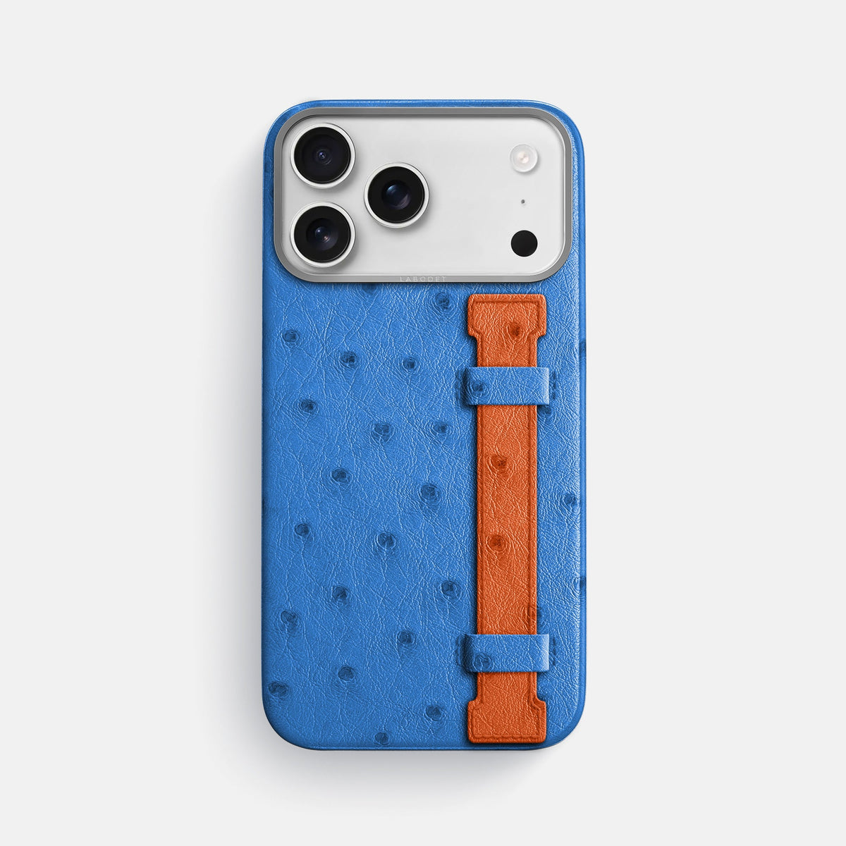 Handle Case Coloré For iPhone 18 Pro Max In Ostrich -1 | Royal-Blue-Steel
