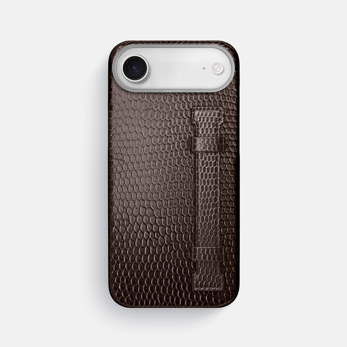 Handle Case For iPhone 17 Air In Lizard -1 | Brown-Steel