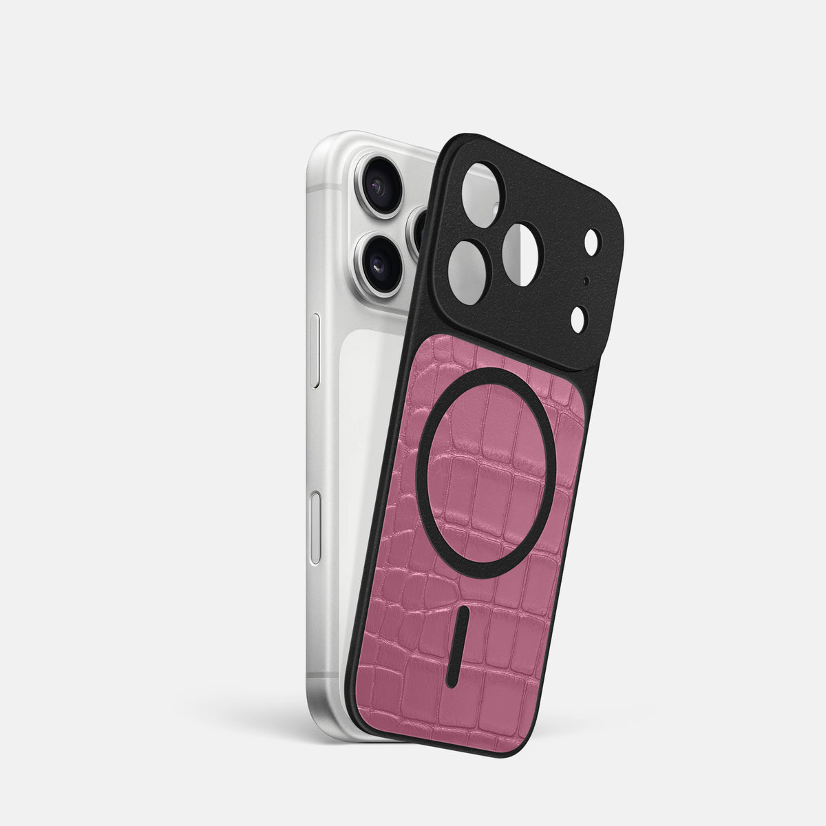 MagSafe Mask For iPhone 17 Pro In Alligator -1 | Pink-Lagoon