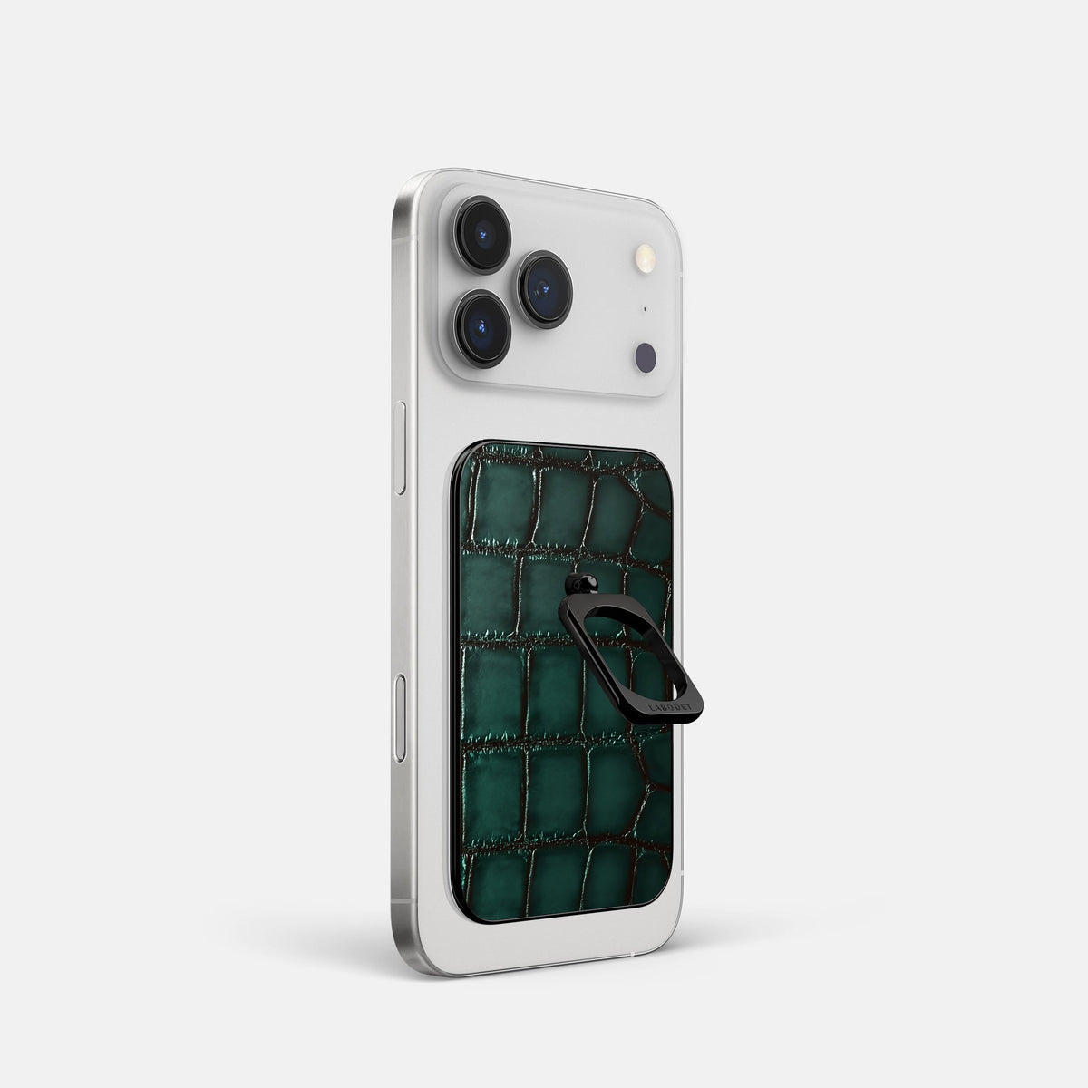 MagSafe Ring For iPhone 18 Pro In Patina Alligator -1 | Green-Black
