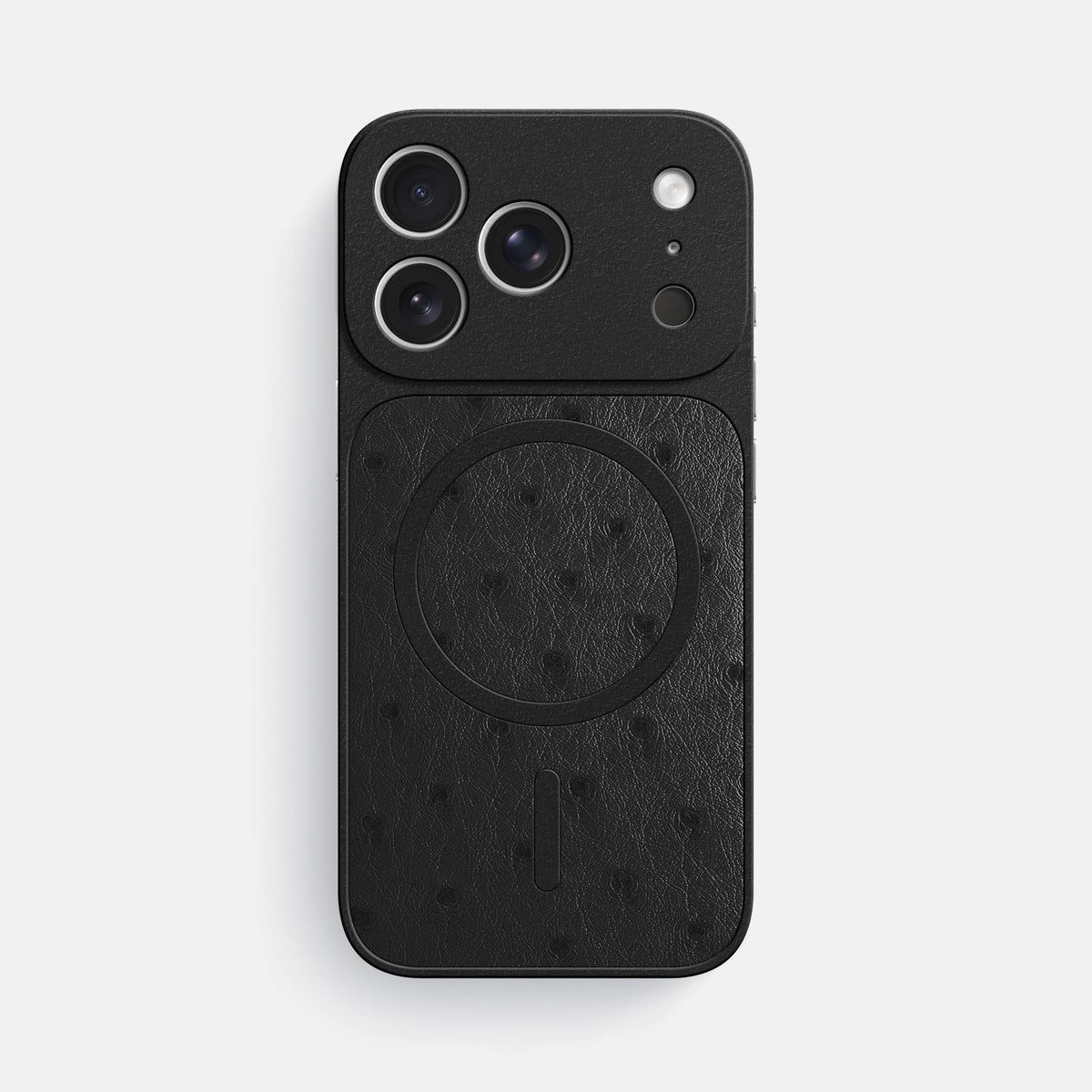 MagSafe Mask For iPhone 18 Pro Max In Ostrich -3 | Black