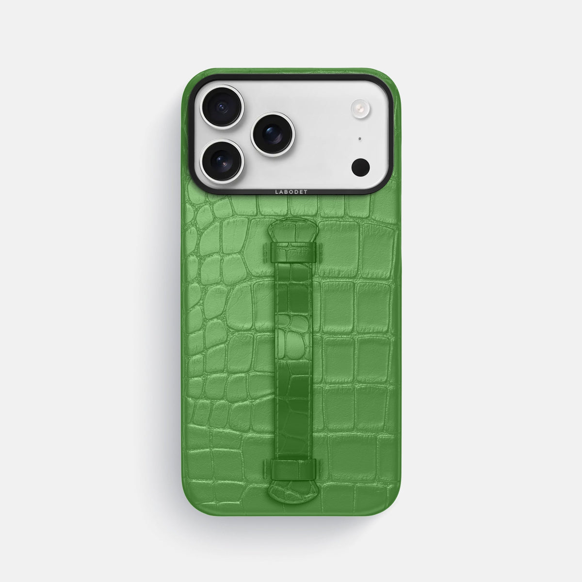 Center Handle For iPhone 18 Pro Max In Alligator -2 | Apple-Green-Black