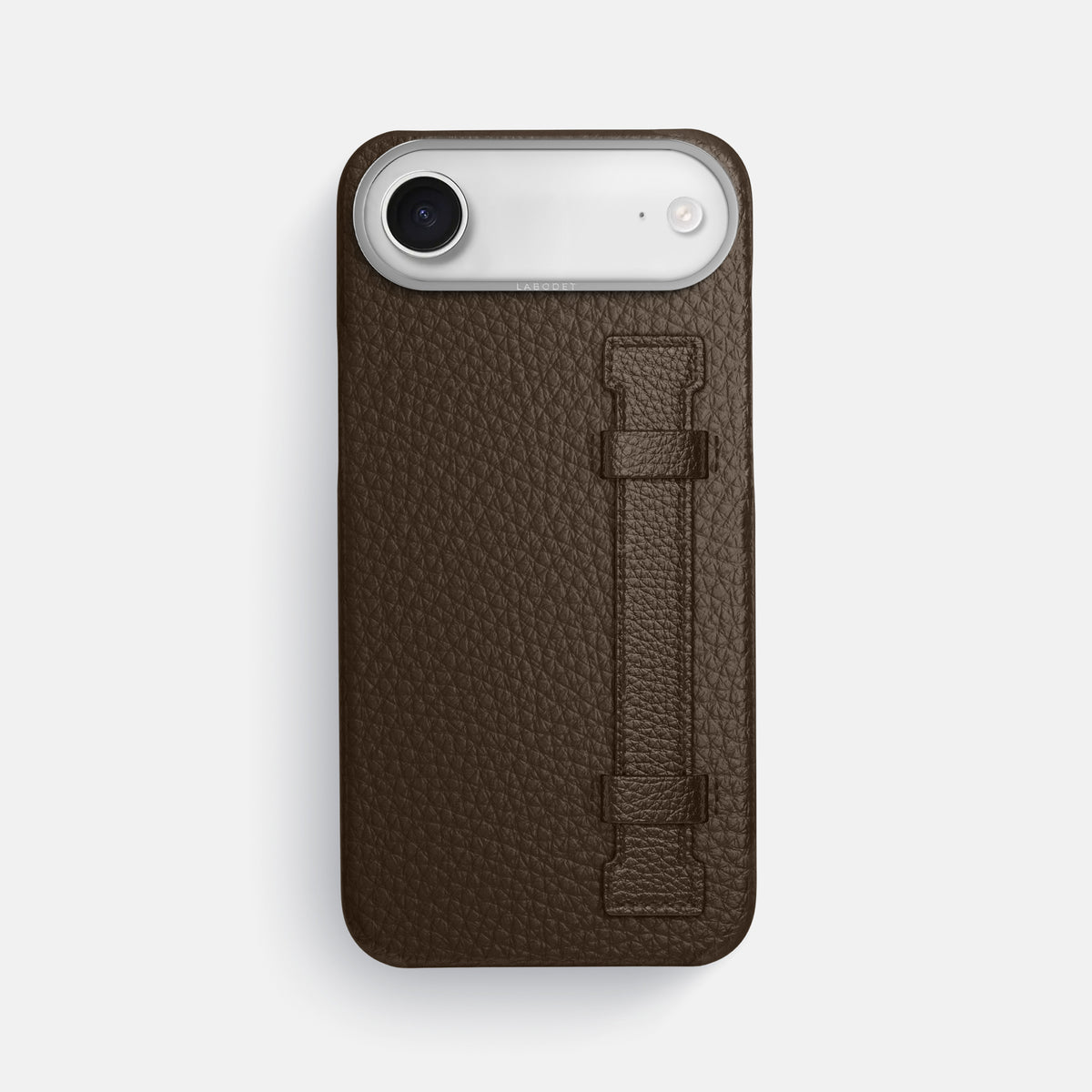 Handle Case For iPhone 17 Air In Calf -1 | Dark-Brown-Steel