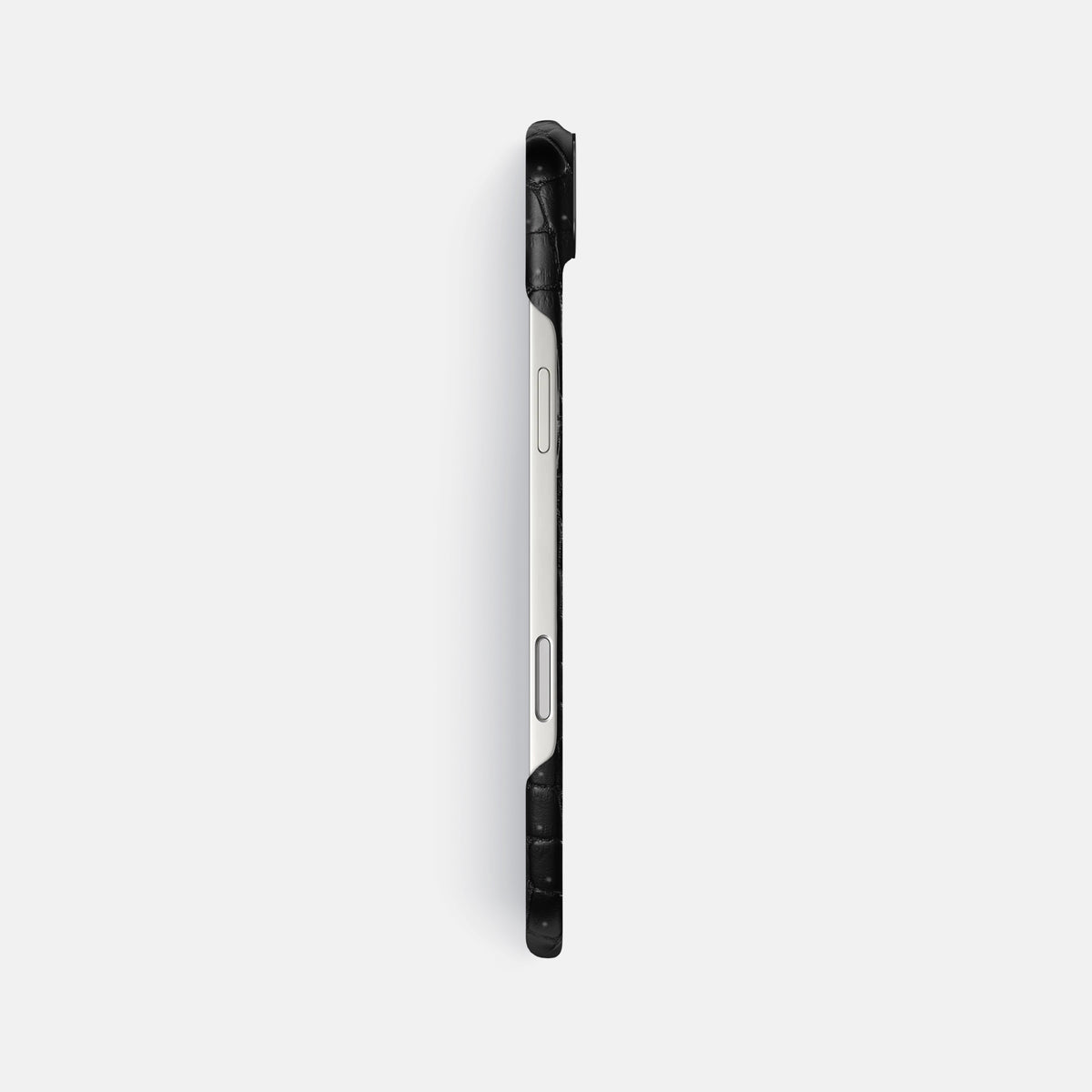 Classic Case For iPhone 17 Air In Porosus Crocodile -3 | Black-Black
