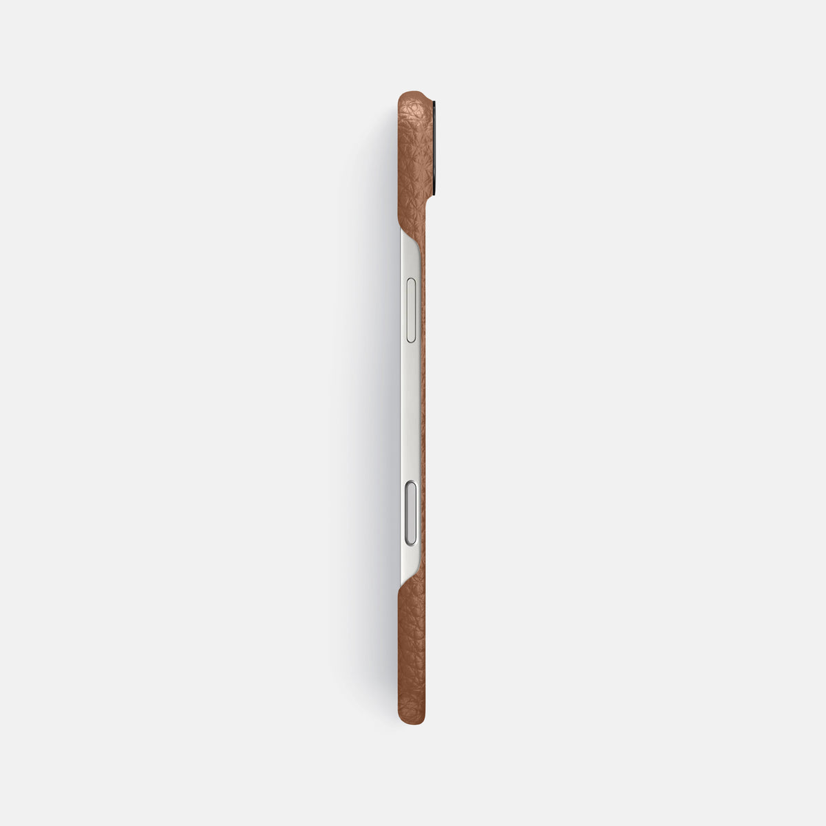 Classic Case For iPhone 17 Air In Calf -3 | Caramel-Black