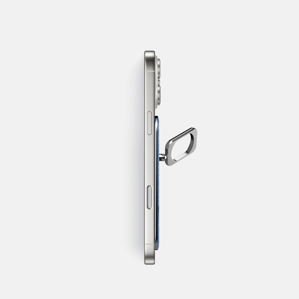 MagSafe Ring For iPhone 17 Pro In Ostrich -3 | Royal-Blue-Steel