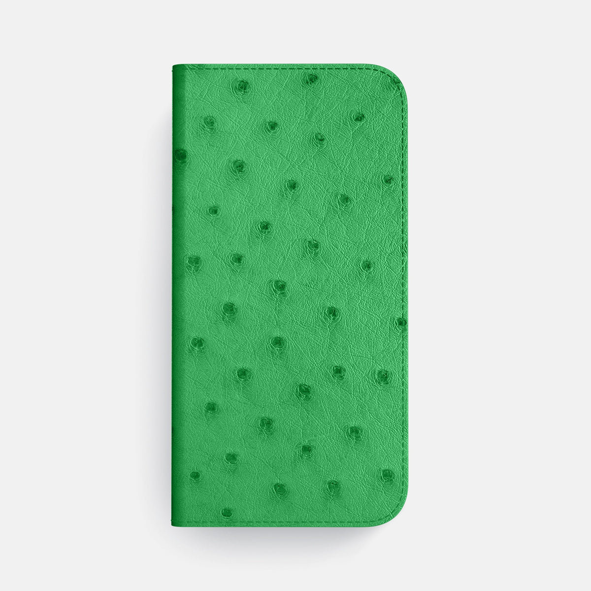 Folio Slim Case For iPhone 18 Pro Max In Ostrich -4 | Kentucky-Green