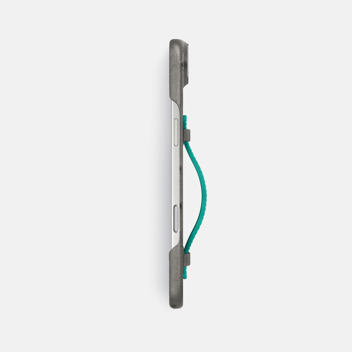 Center Handle Coloré For iPhone 17 Air In Ostrich -2 | Grey-Steel