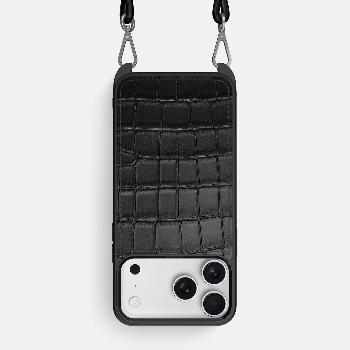 Crossbody Sport Case For iPhone 18 Pro Max In Alligator -1 | Black