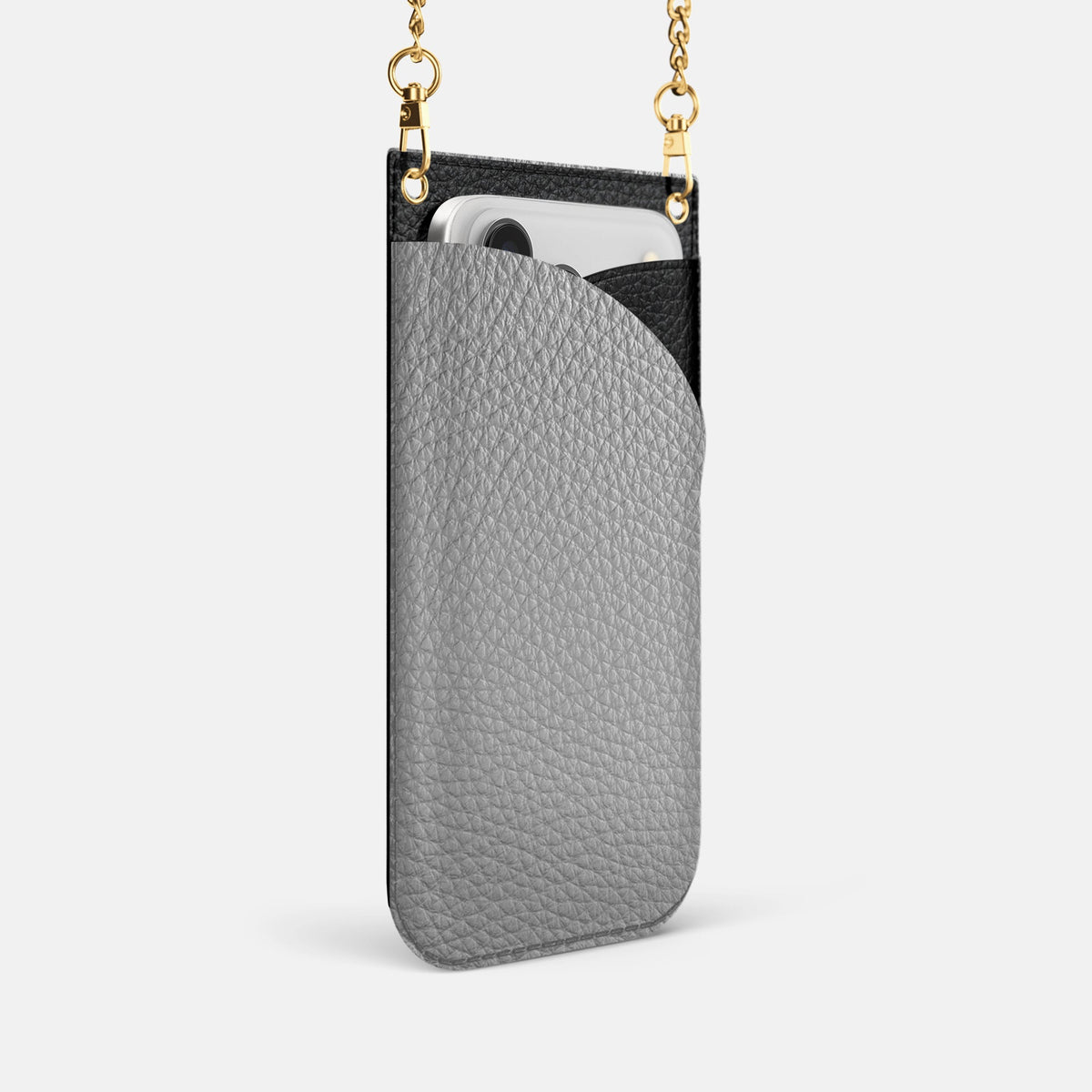 Crossbody Bag For iPhone 18 Pro In Calf -2 | Nuage-Gold