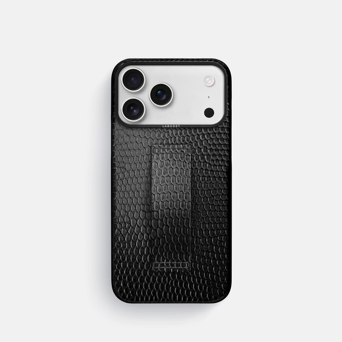 Finger Case For iPhone 17 Pro In Lizard -1 | Black-Black