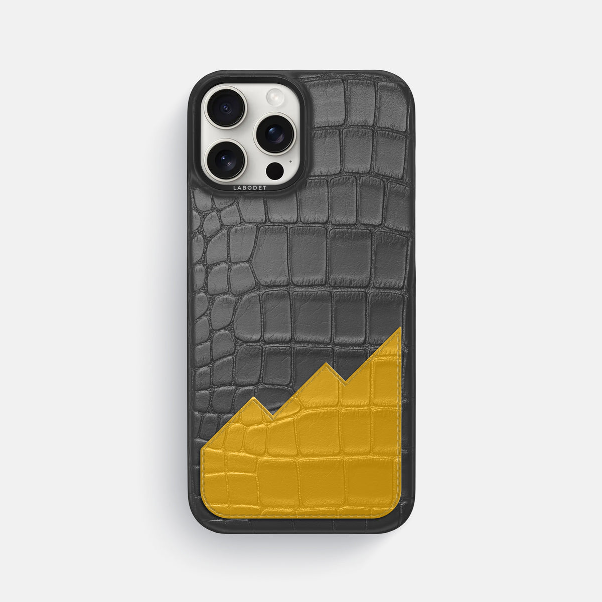 Classic Case With UpOnly For iPhone 16 Pro Max In Alligator -1 | Grey-Black