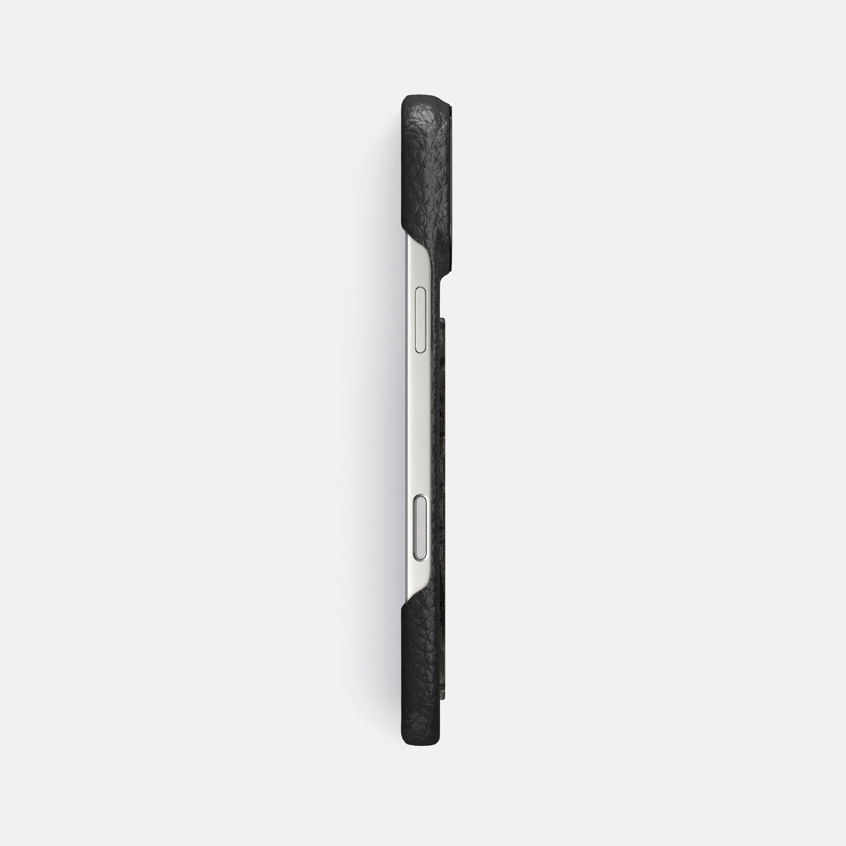 Classic Case With Carbon Dragon For iPhone 18 Pro Max In Calf -3 | Black-Black