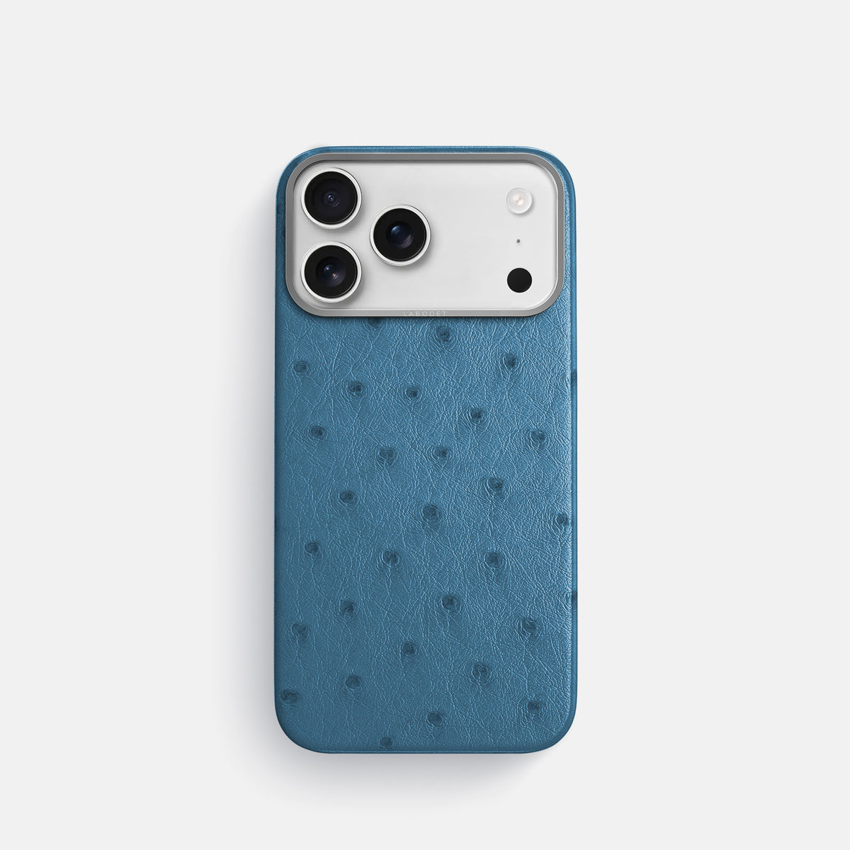 Classic Case For iPhone 17 Pro In Ostrich -1 | Blue-Jeans-Steel