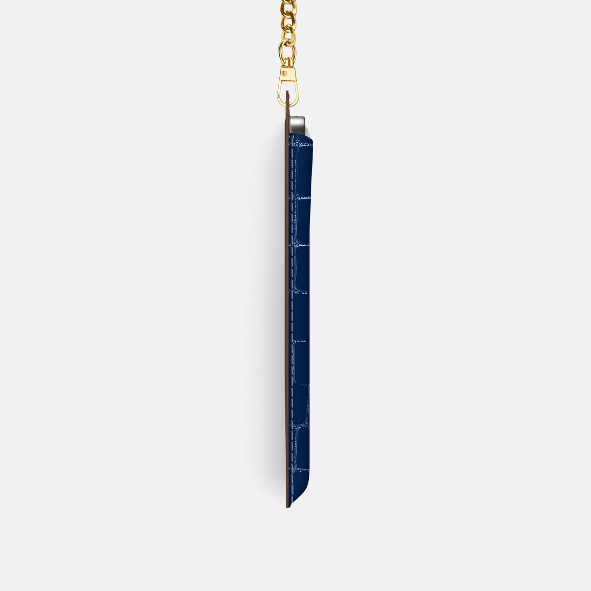 Crossbody Bag For iPhone 18 Pro In Shiny Alligator -4 | Mediterranean-Gold