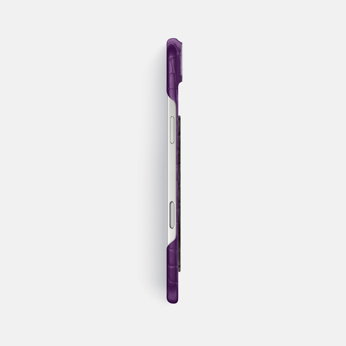 Classic Case With Carbon Dragon For iPhone 17 Air In Alligator -3 | Purple-Steel