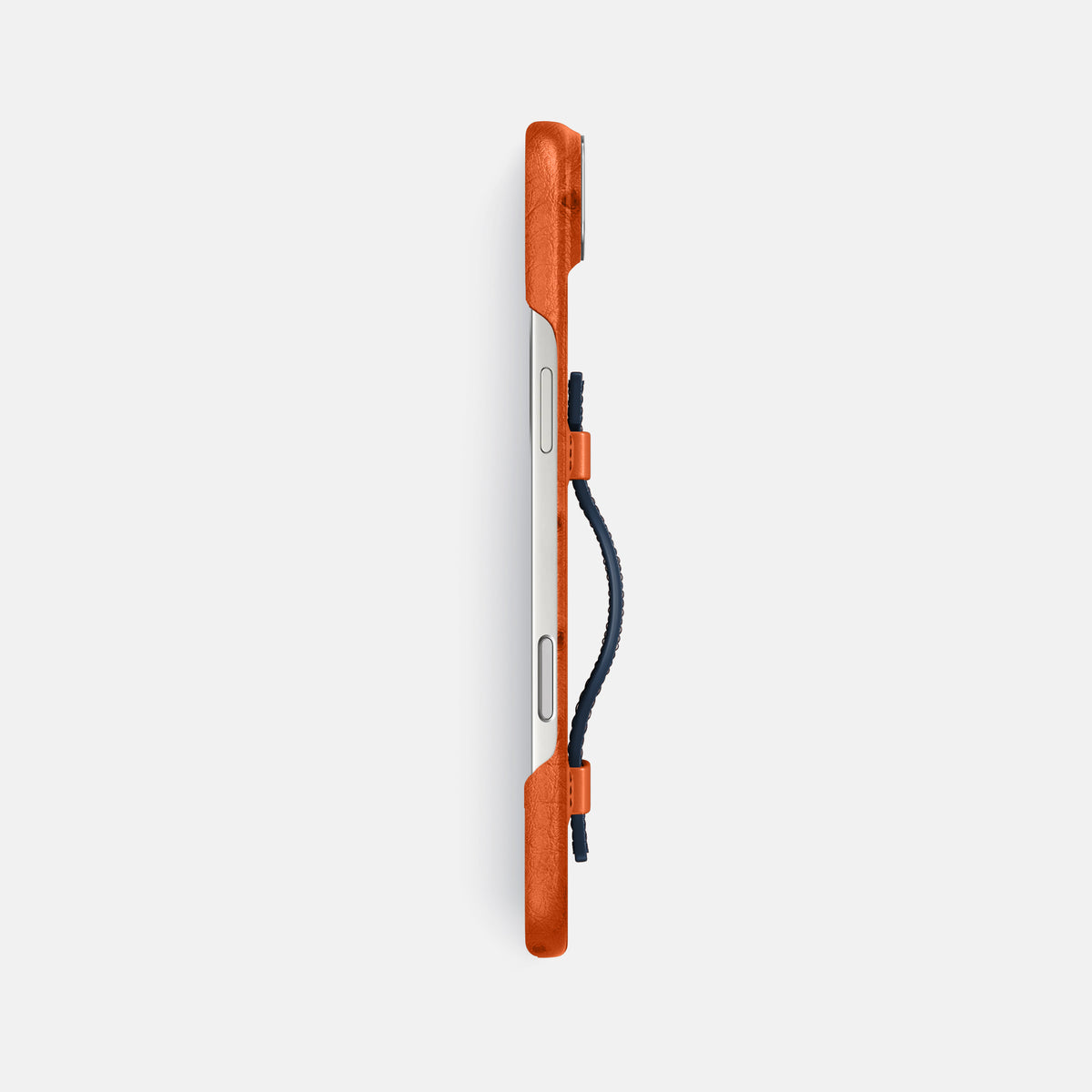 Handle Case Coloré For iPhone 17 Air In Ostrich -3 | Orange-Steel