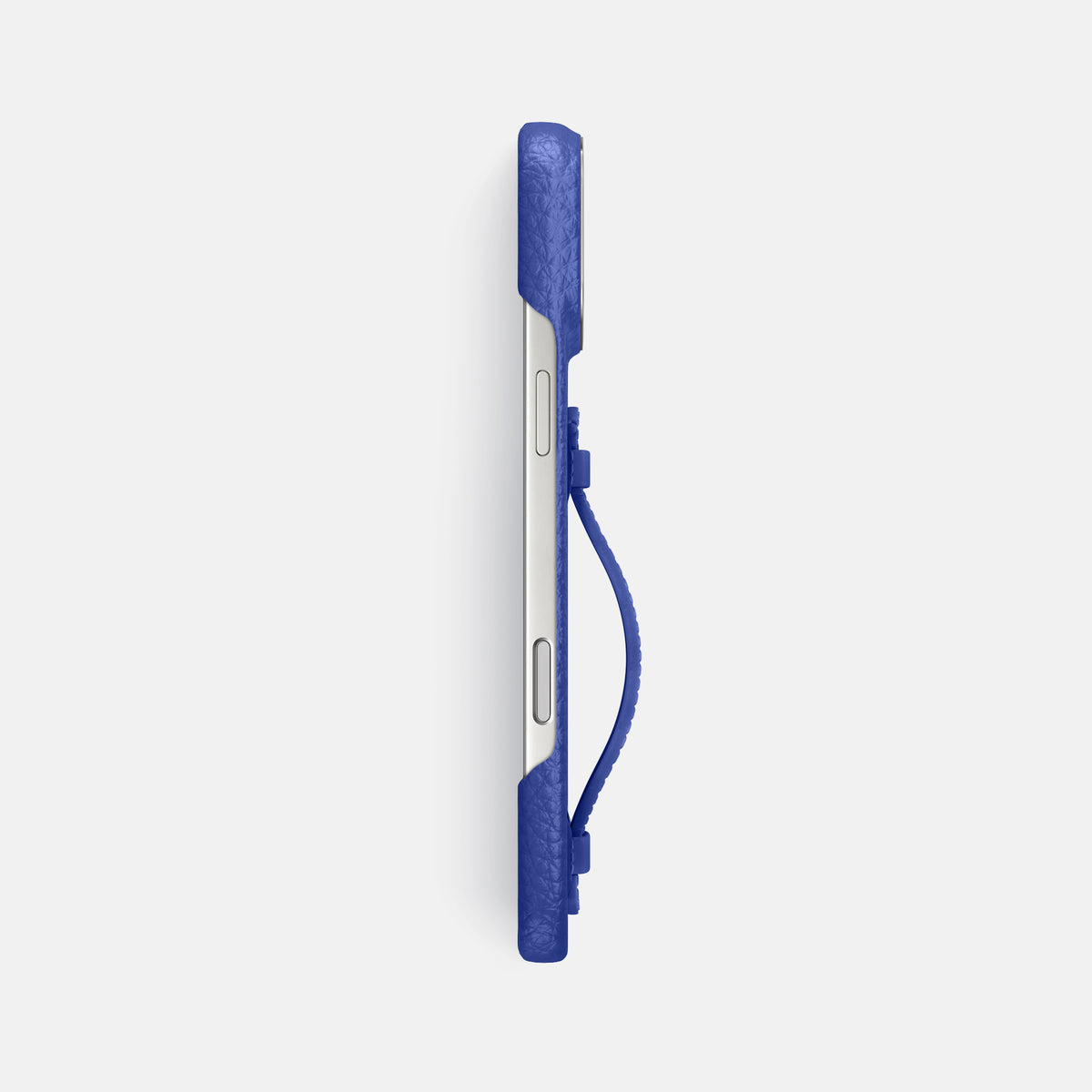 Center Handle For iPhone 17 Pro Max In Calf -2 | Royal-Blue-Steel