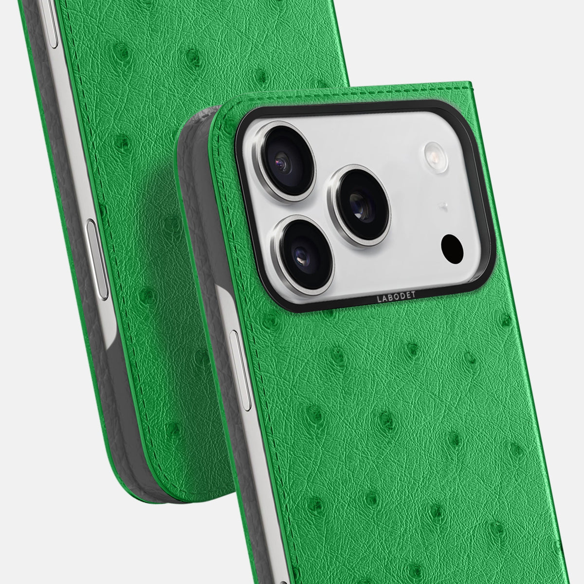Folio Case For iPhone 18 Pro In Ostrich -5 | Kentucky-Green-Black