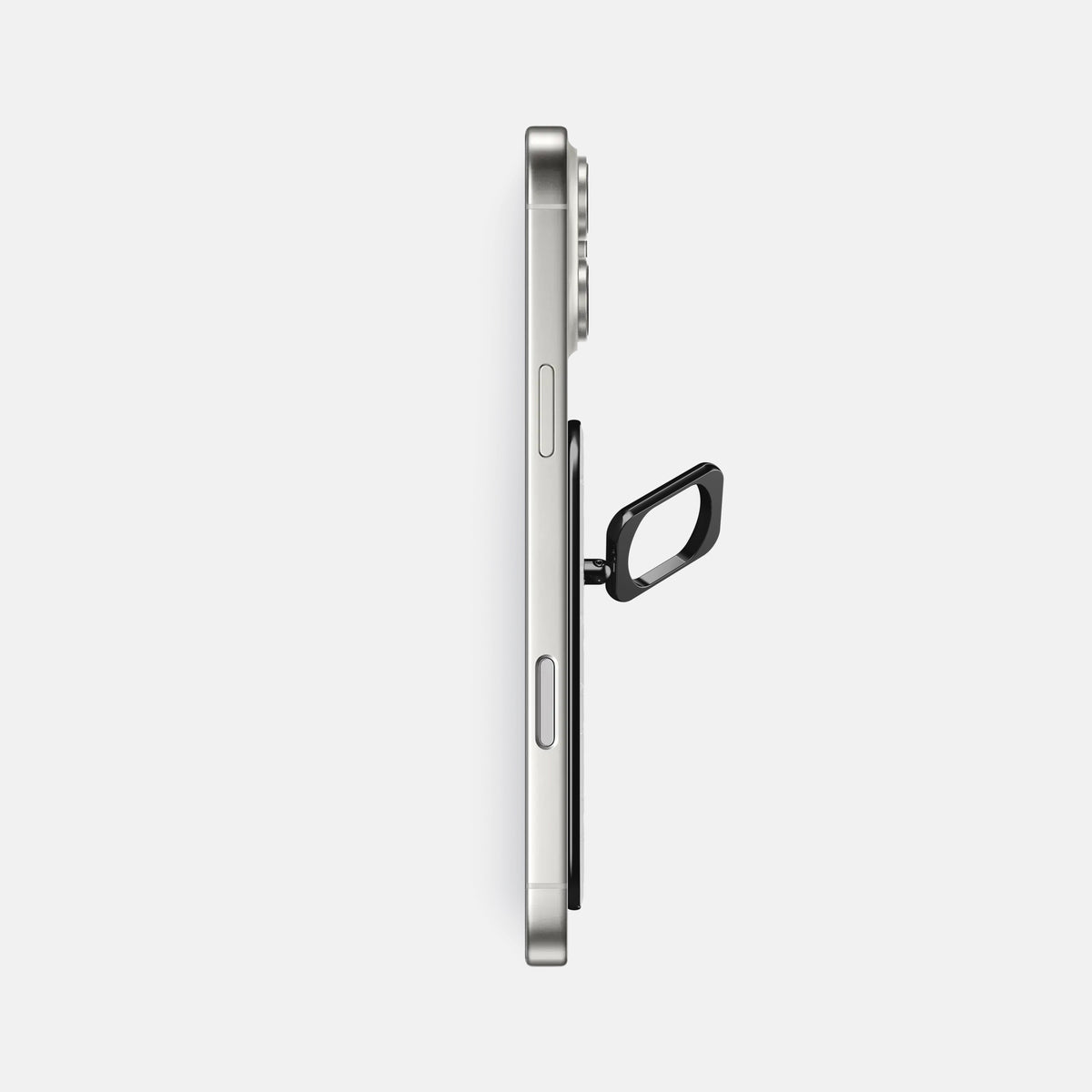 MagSafe Ring For iPhone 17 Pro Max In Shiny Alligator -3 | White-Black