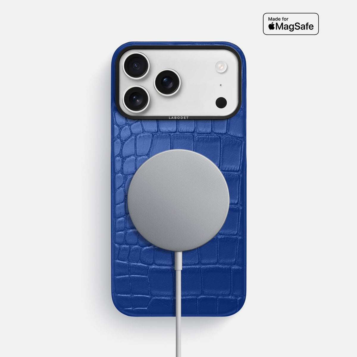 Classic Case For iPhone 18 Pro Max In Alligator -5 | Royal-Blue-Black