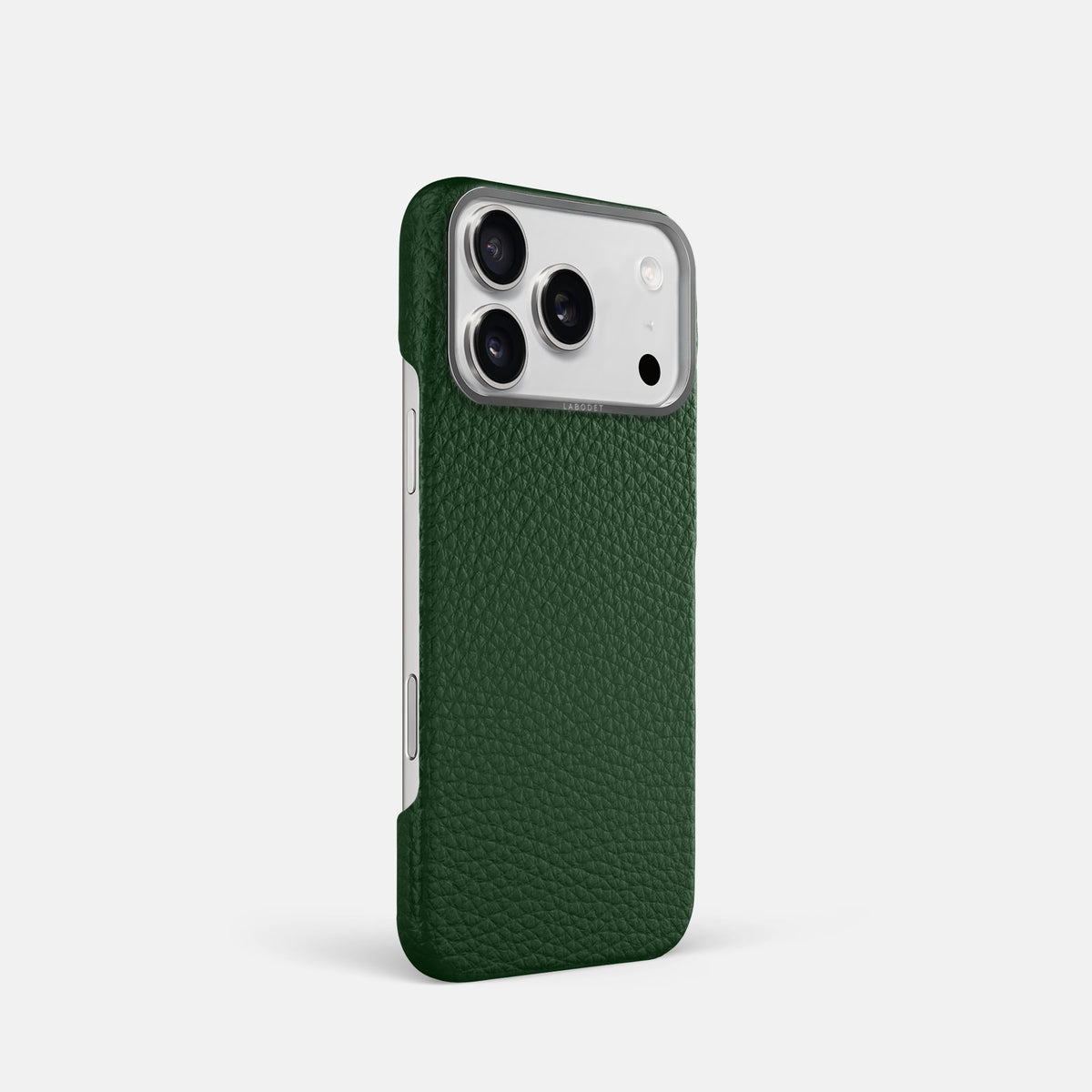 Classic Case For iPhone 18 Pro In Calf -2 | Dark-Green-Steel