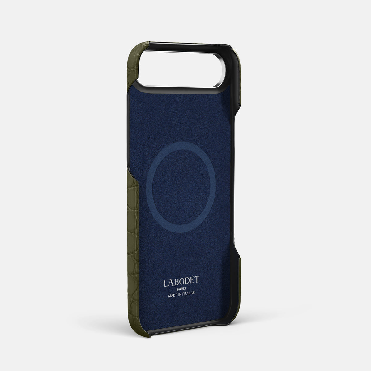 Finger Case For iPhone 17 Air In Alligator -4 | Kaki-Green-Steel