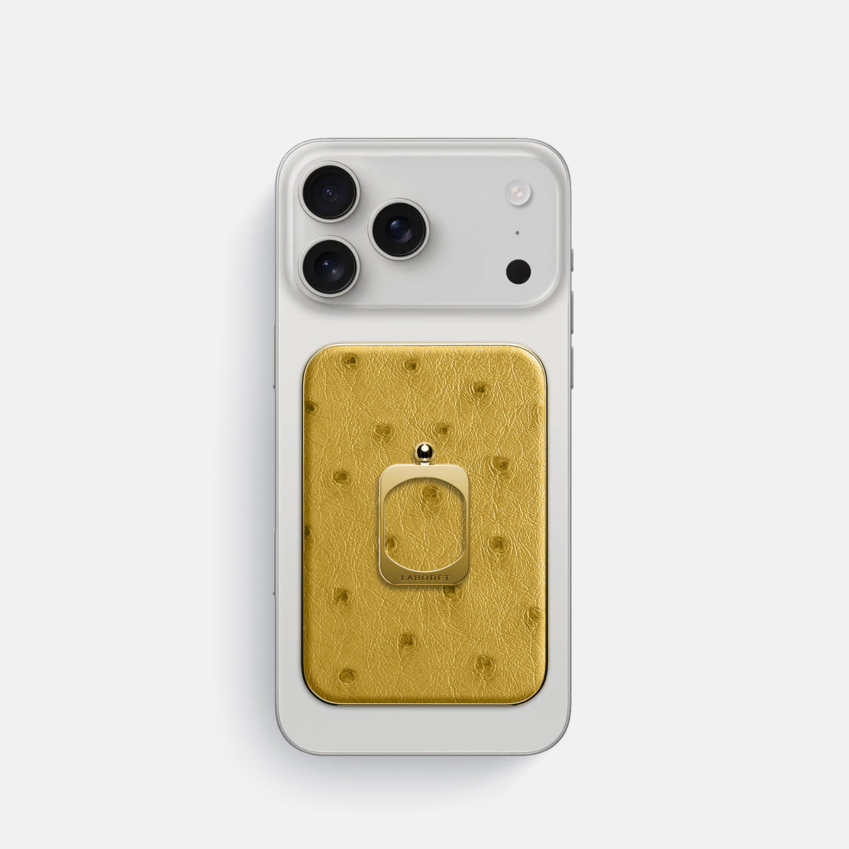 MagSafe Ring For iPhone 17 Pro In Ostrich -2 | Gold-Gold