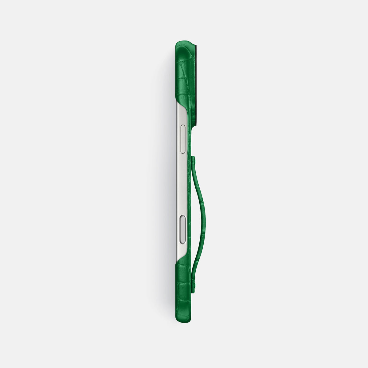 Finger Case For iPhone 17 Pro Max In Alligator -3 | Forest-Green-Black