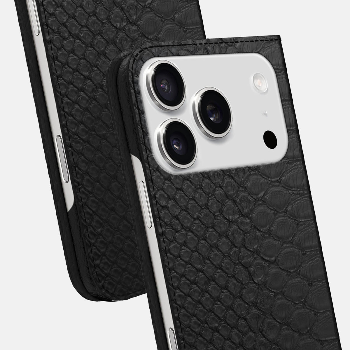 Folio Slim Case For iPhone 18 Pro In Python -5 | Black