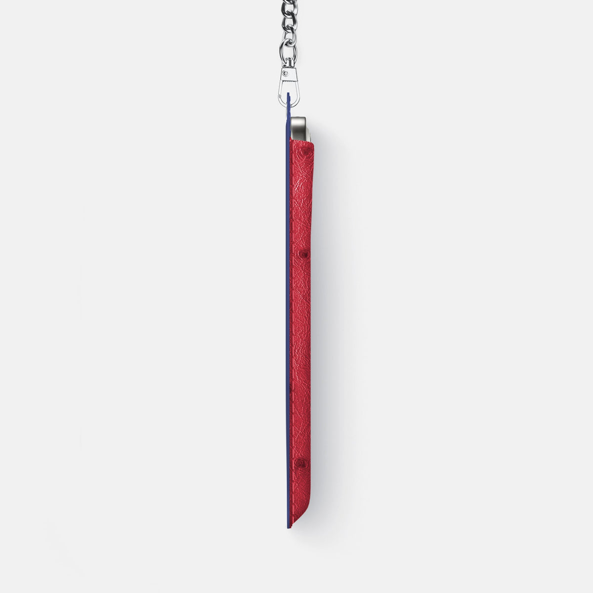 Crossbody Bag For iPhone 18 Pro Max In Ostrich -4 | Red-Steel