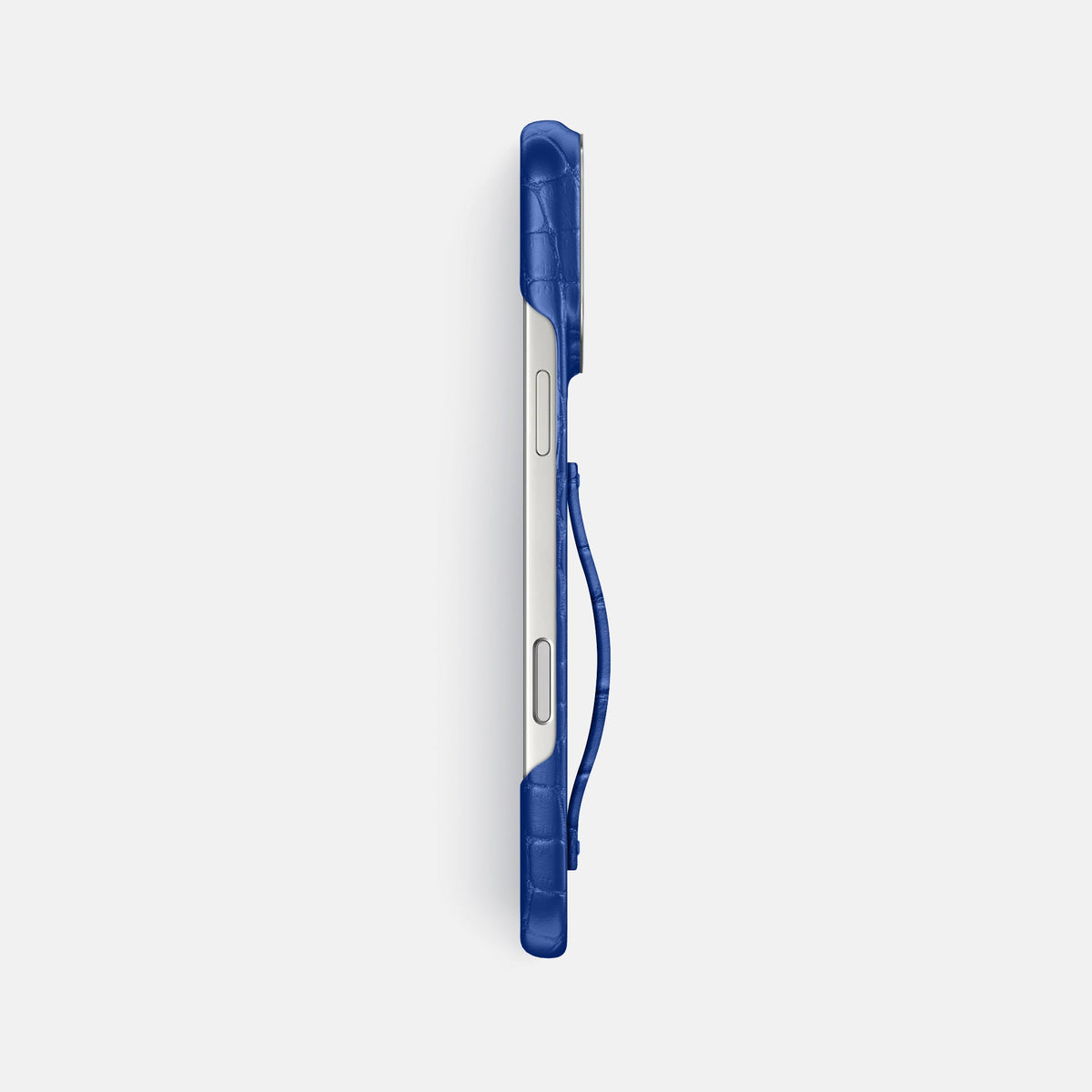 Finger Case For iPhone 18 Pro Max In Alligator -3 | Royal-Blue-Steel