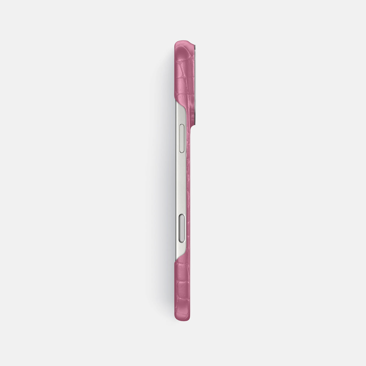 Classic Case For iPhone 17 Pro Max In Alligator -3 | Pink-Lagoon-Steel