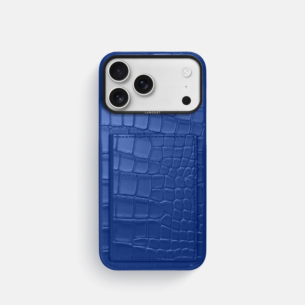 Bi-Fold Case For iPhone 18 Pro In Alligator -1 | Royal-Blue-Black