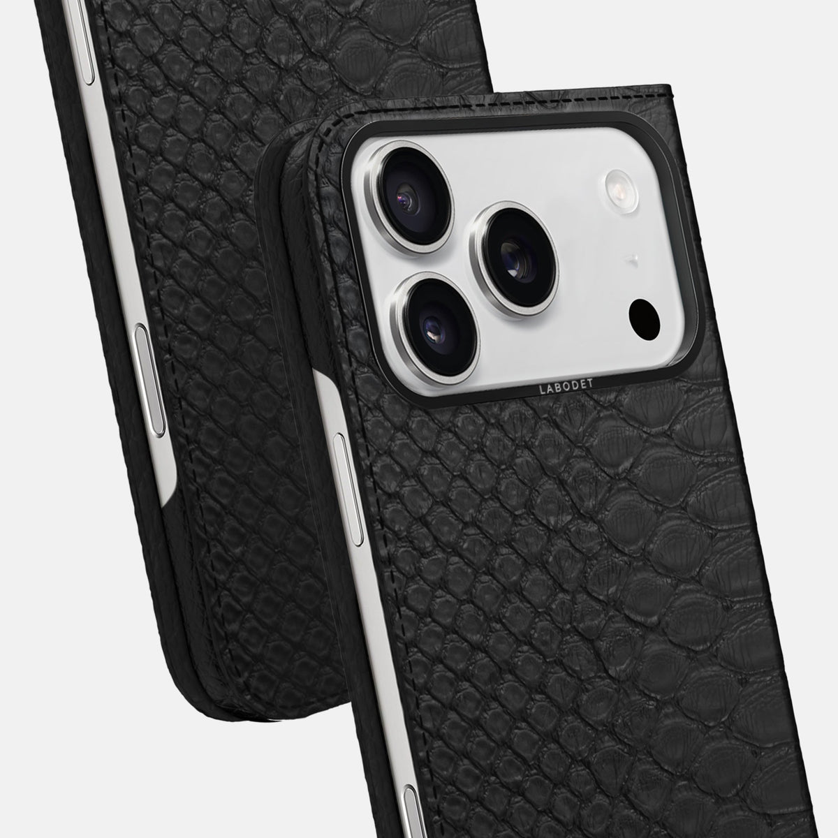 Folio Case For iPhone 18 Pro Max In Python -5 | Black-Black