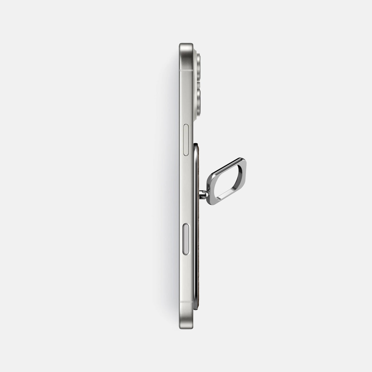MagSafe Ring For iPhone 18 Pro Max In Calf -3 | Dark-Brown-Steel