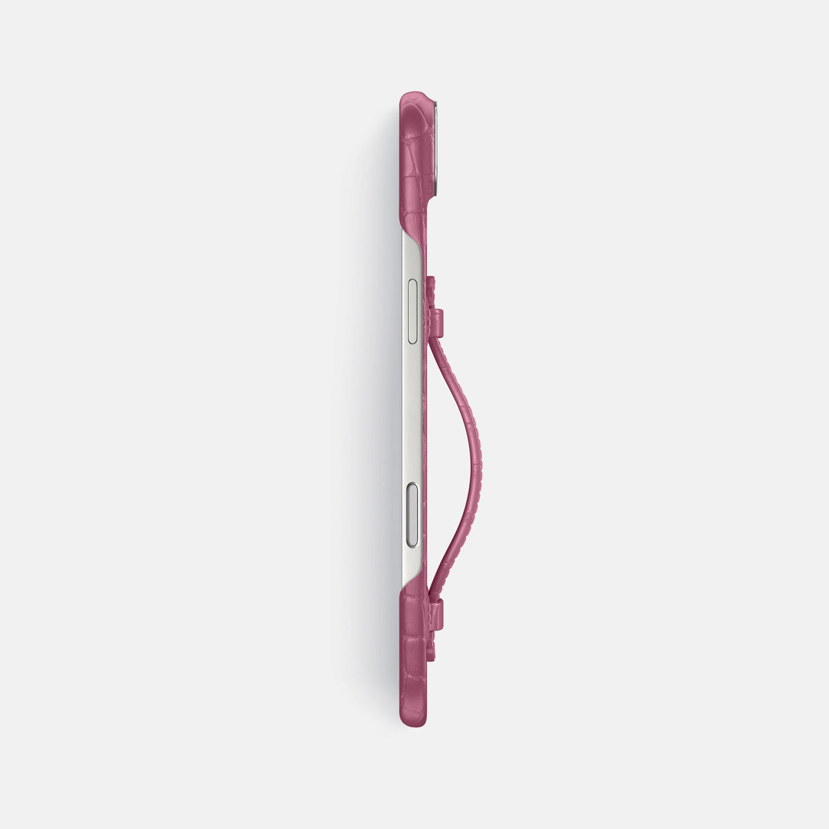 Center Handle For iPhone 17 Air In Alligator -3 | Pink-Lagoon-Steel