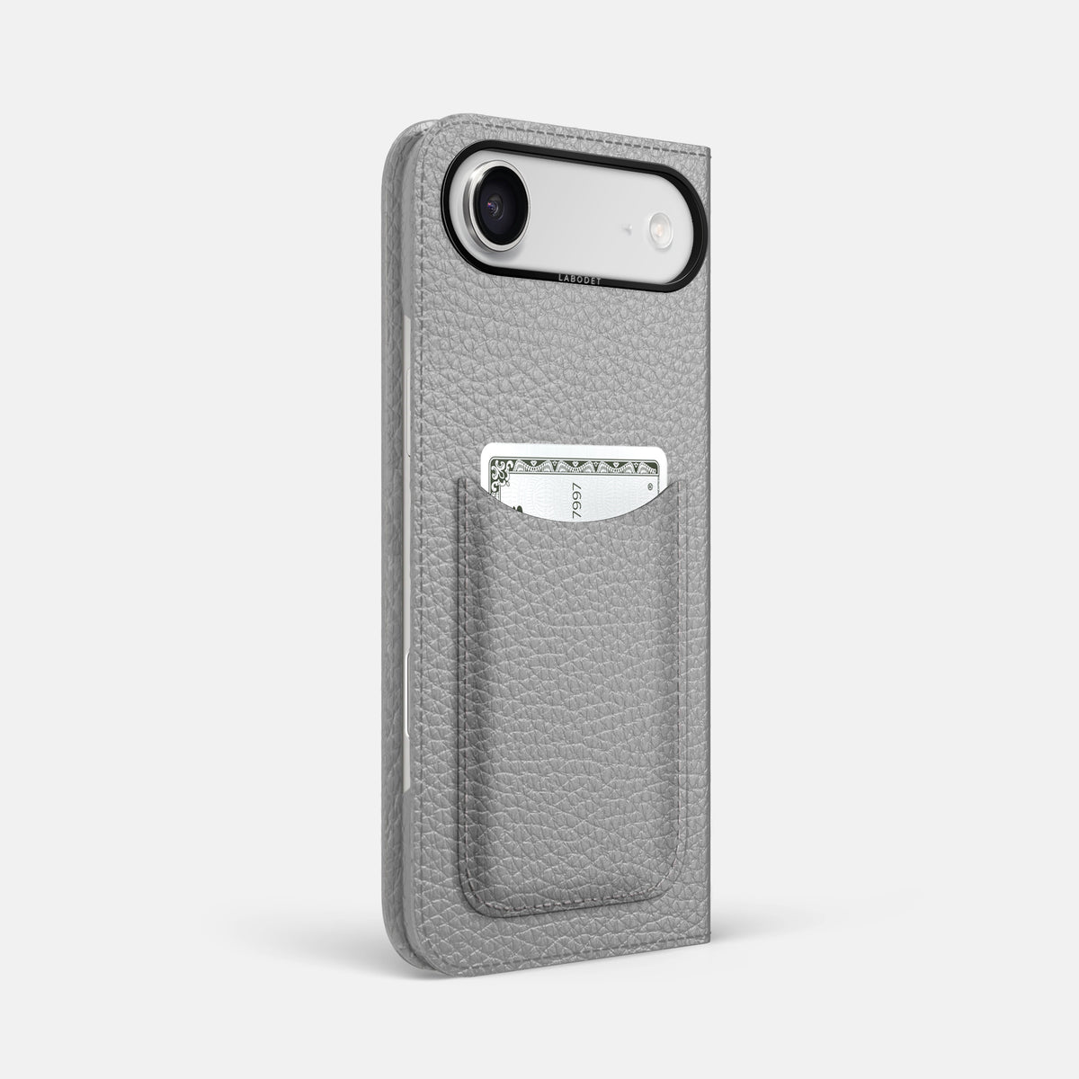 Folio Case with Card For iPhone 17 Air In Calf -1 | Nuage-Black