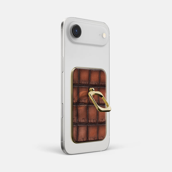 MagSafe Ring For iPhone 17 Air In Patina Alligator