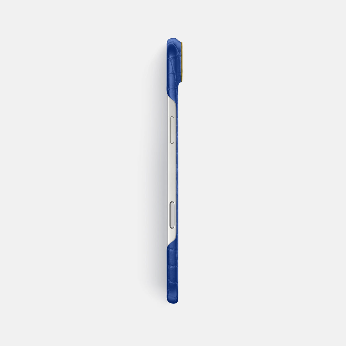 Classic Case For iPhone 17 Air In Alligator -3 | Royal-Blue-Gold