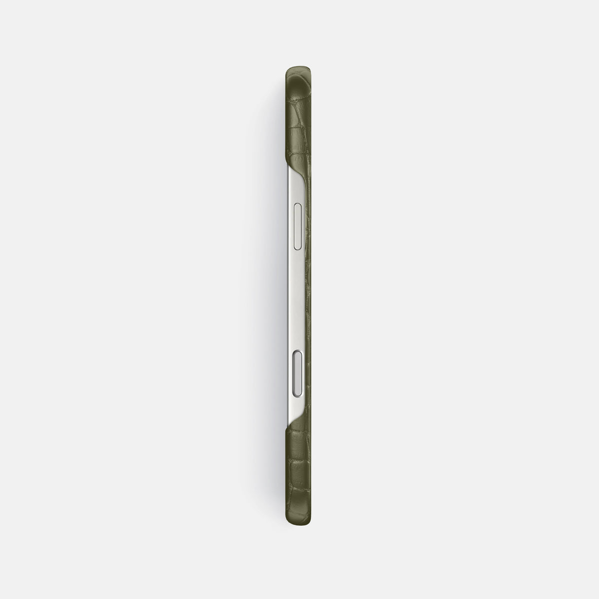 Slim Case For iPhone 17 Pro Max In Alligator -3 | Kaki-Green