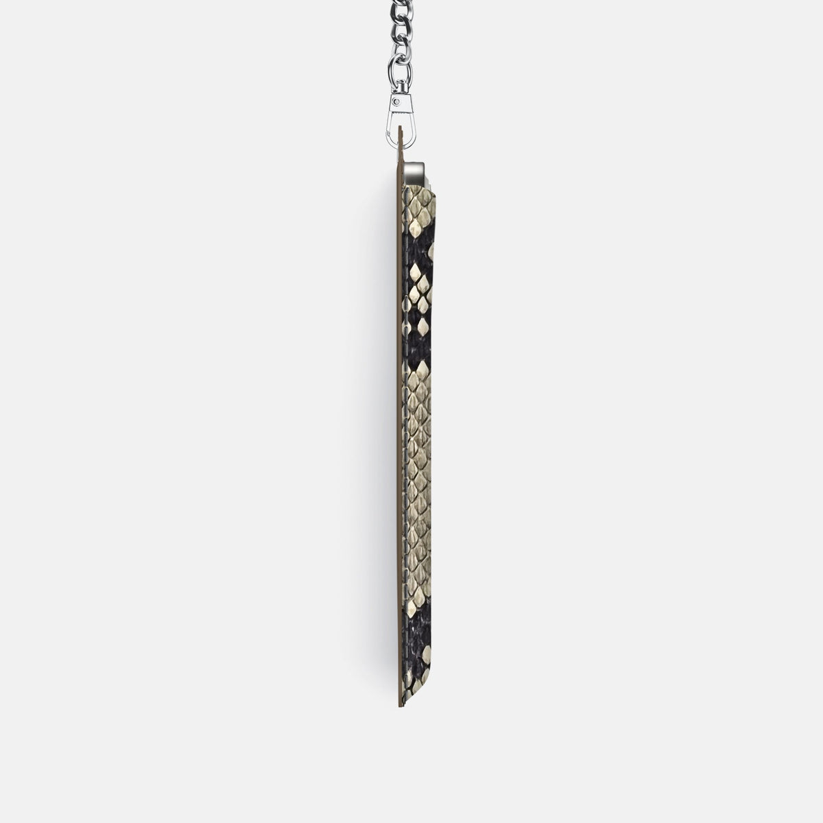 Crossbody Bag For iPhone 18 Pro In Deluxe Python -4 | Savannah-Steel