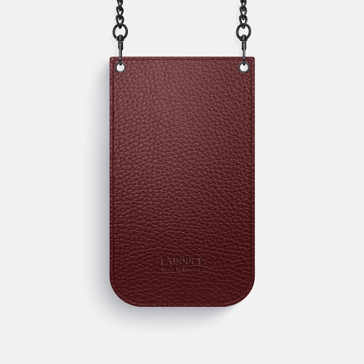 Crossbody Bag For iPhone 18 Pro In Calf -3 | Taupe-Black