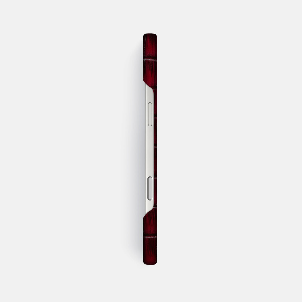 Slim Case For iPhone 17 Pro Max In Patina Alligator -3 | Havana-Burgundy
