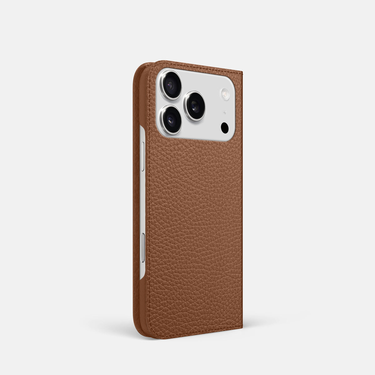 Folio Slim Case For iPhone 17 Pro In Calf -1 | Caramel